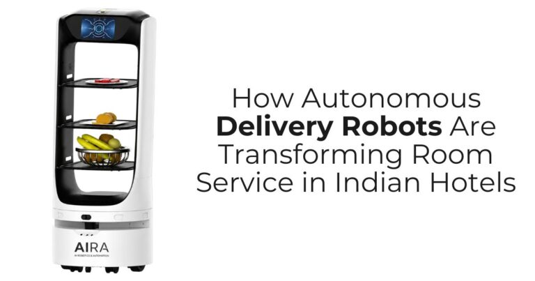 How Autonomous Delivery Robots Are Transforming Room Service in Indian Hotels